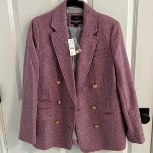 NWT J. Crew Bristol Blazer Purple